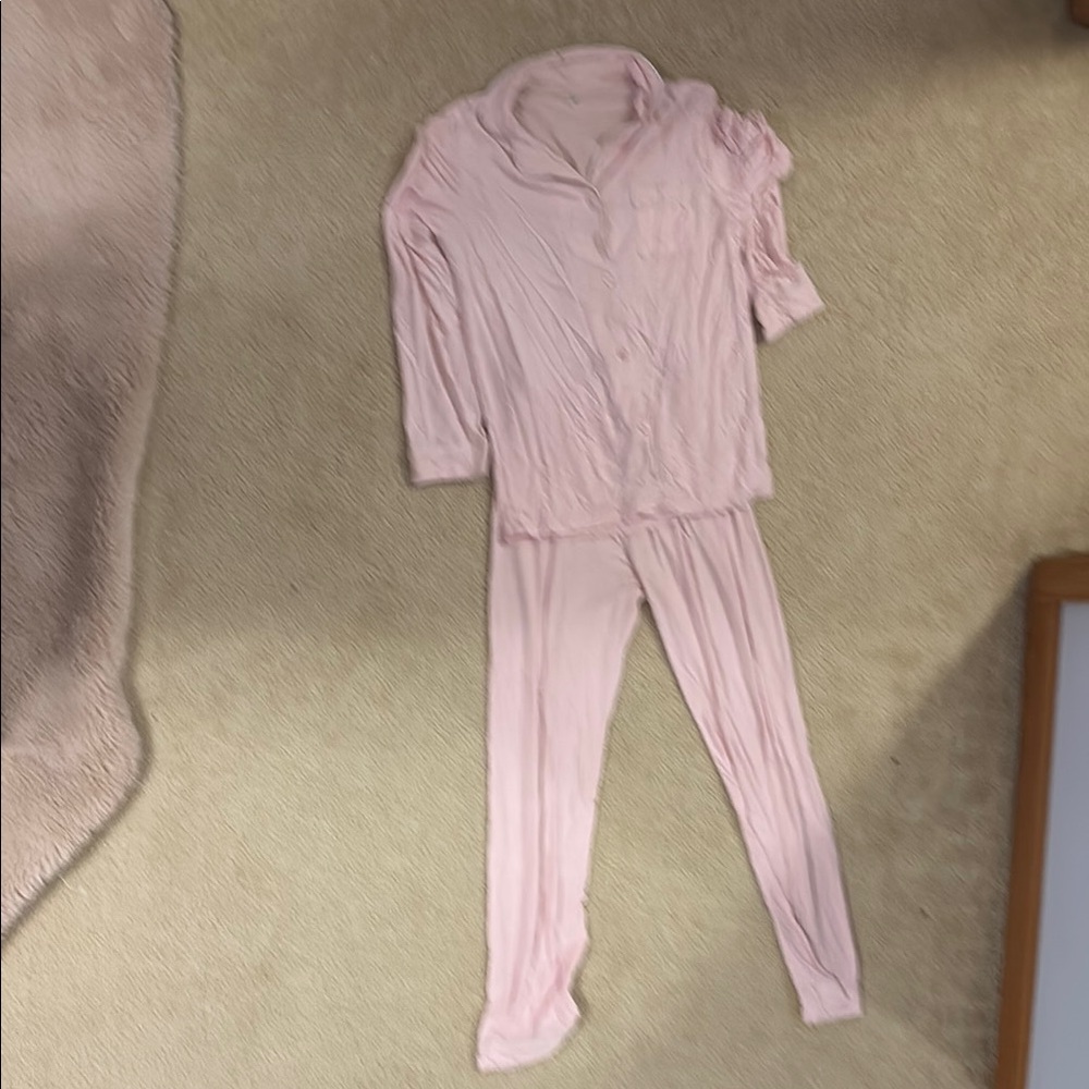 Soft Pink Kids Pajamas